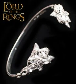 Brazalete Estrella De La Tarde Arwen- Plata Pura NN1364(Brazalete Estrella De La Tarde Arwen Plata Pura Nn1364)