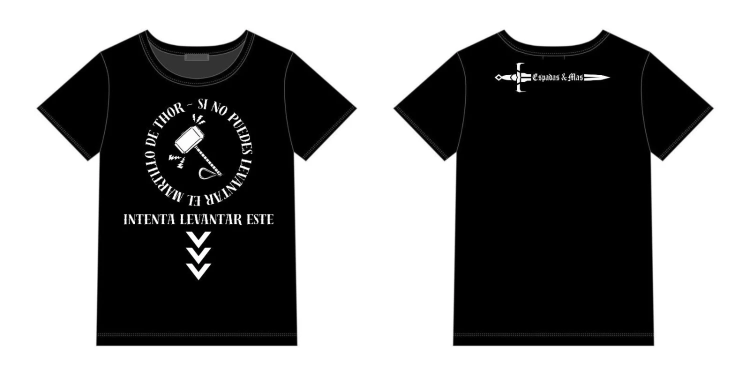 Camiseta Espadas Y Más Martillo De Thor(Camiseta Espadas Y Mas Martillo De Thor) 5 Camiseta Espadas Y Más Martillo De Thor(Camiseta Espadas Y Mas Martillo De Thor) - Imagen 3