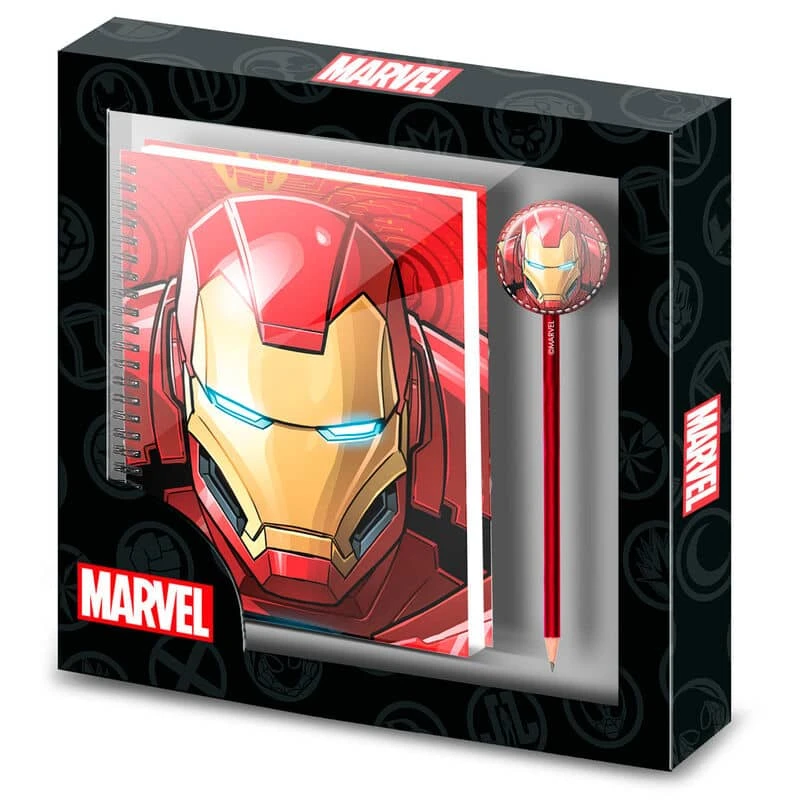 Set Cuaderno + Lapiz Stark Iron Man Marvel(Set Cuaderno Lapiz Stark Iron Man Marvel 1) 9 Set Cuaderno + Lapiz Stark Iron Man Marvel(Set Cuaderno Lapiz Stark Iron Man Marvel 1) - Imagen 7