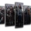 Cuadro De Thorin Y Los Enanos De El Hobbit(Cuadro De Thorin Y Los Enanos De El Hobbit) -Figuras De Modelo cuadro de thorin y los enanos de el hobbit espadasymas