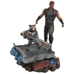 Estatua Thor & Rocket Raccoon Vengadores Infinity War Marvel 30cm(Estatua Thor Rocket Raccoon Vengadores Infinity War Marvel 30cm 1)