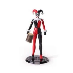 Figura Harley Quinn Jester Outfit - Bendyfigs - DC Comics NN4061(Figura Harley Quinn Jester Outfit Bendyfigs Dc Comics Nn4061)