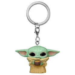 Llavero Pocket Pop Star Wars The Mandalorian Yoda The Child With Cup(Llavero Pocket Pop Star Wars The Mandalorian Yoda The Child With Cup)