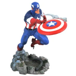 Estatua Capitan America Marvel Comic Gallery 25Cm(Estatua Capitan America Marvel Comic Gallery 25cm)