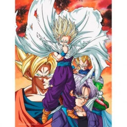 Poster Cristal Heroes Vs Cell Dragon Ball Z(Poster Cristal Heroes Vs Cell Dragon Ball Z)