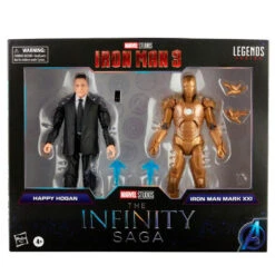 Set 2 Figuras Happy Hogan And Iron Man Mark Xxi Iron Man 3 The Infinity Saga Marvel 15Cm(Set 2 Figuras Happy Hogan And Iron Man Mark Xxi Iron Man 3 The Infinity Saga Marvel 15cm)