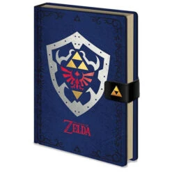 Cuaderno A5 Premiun Escudo The Legend Of Zelda(Cuaderno A5 Premiun Escudo The Legend Of Zelda)