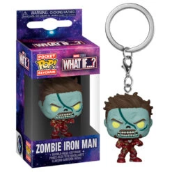 Llavero Pocket Pop Marvel What If Zombie Iron Man(Llavero Pocket Pop Marvel What If Zombie Iron Man)