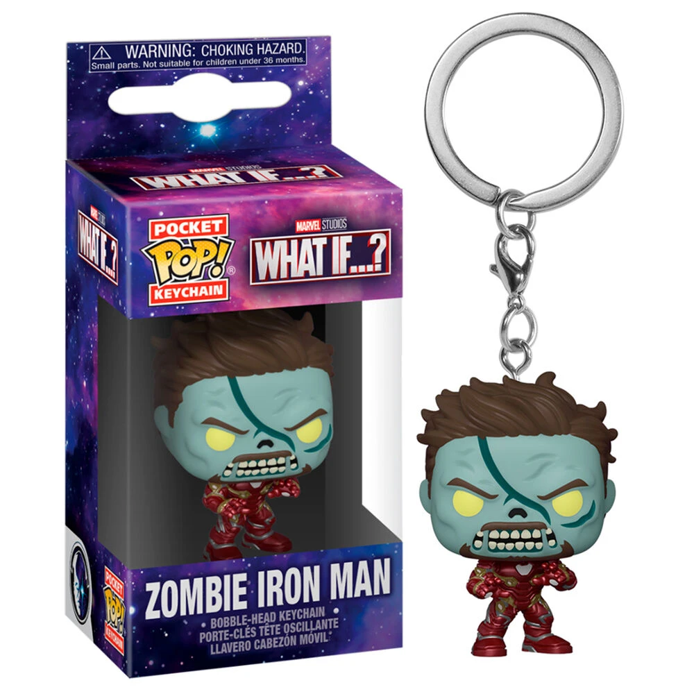 Llavero Pocket Pop Marvel What If Zombie Iron Man(Llavero Pocket Pop Marvel What If Zombie Iron Man) 3 Llavero Pocket Pop Marvel What If Zombie Iron Man(Llavero Pocket Pop Marvel What If Zombie Iron Man)