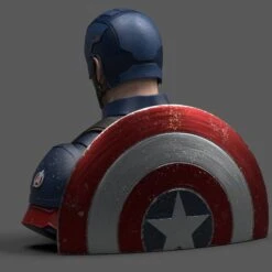 Busto Hucha Capitan America Deluxe Endgame Vengadores Avengers Marvel 20Cm(Busto Hucha Capitan America Deluxe Endgame Vengadores Avengers Marvel 20cm) -Figuras De Modelo img 264456 e8f581655e912a146cca0e66b4f463f3 1