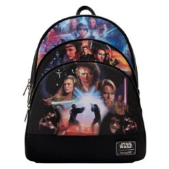 Mochila Trilogia De Precuelas Star Wars Loungefly 34Cm(Mochila Trilogia De Precuelas Star Wars Loungefly 34cm)