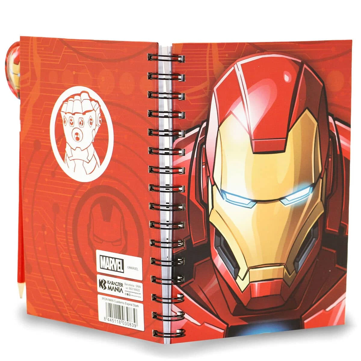 Set Cuaderno + Lapiz Stark Iron Man Marvel(Set Cuaderno Lapiz Stark Iron Man Marvel 1) 7 Set Cuaderno + Lapiz Stark Iron Man Marvel(Set Cuaderno Lapiz Stark Iron Man Marvel 1) - Imagen 5