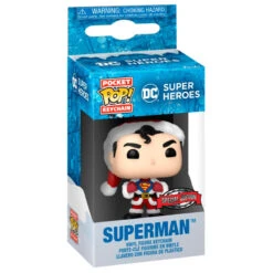 Llavero Pocket Pop Dc Comics Holiday Superman Exclusive(Llavero Pocket Pop Dc Comics Holiday Superman Exclusive)