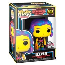 Figura Pop Stranger Things Eleven In Mall Outfit Black Light Exclusive(Figura Pop Stranger Things Eleven In Mall Outfit Black Light Exclusive)