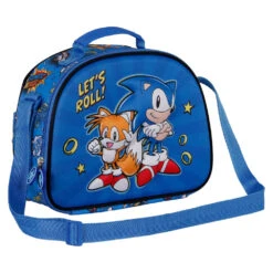 Bolsa Portameriendas 3D Lets Roll Sonic The Hedgehog(Bolsa Portameriendas 3d Lets Roll Sonic The Hedgehog)