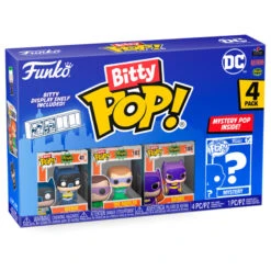 Blister 4 Figuras Bitty Pop Dc Comics Batman Adam West(Blister 4 Figuras Bitty Pop Dc Comics Batman Adam West)