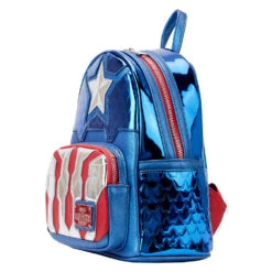 Mochila Metallic Capitan America Marvel Loungefly 26Cm(Mochila Metallic Capitan America Marvel Loungefly 26cm) -Figuras De Modelo img 302247 c8685f0db5c3934104d3627728ed11a1 1