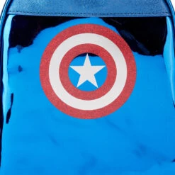 Mochila Metallic Capitan America Marvel Loungefly 26Cm(Mochila Metallic Capitan America Marvel Loungefly 26cm) -Figuras De Modelo img 302250 a41fe041e45fd9df6aa71dfde1c562dc 1