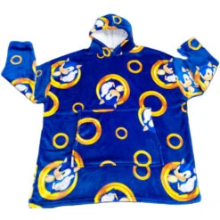 Bata Sudadera Oversize Sonic The Hedgehog Coral Infantil(Bata Sudadera Oversize Sonic The Hedgehog Coral Infantil)