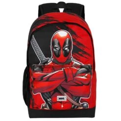 Mochila Plus Bad Deadpool Marvel 43Cm Adaptable(Mochila Plus Bad Deadpool Marvel 43cm Adaptable)