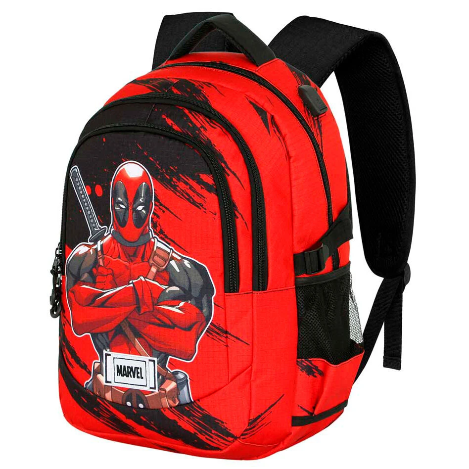 Mochila Plus Bad Deadpool Marvel 44Cm(Mochila Plus Bad Deadpool Marvel 44cm) 6 Mochila Plus Bad Deadpool Marvel 44Cm(Mochila Plus Bad Deadpool Marvel 44cm) - Imagen 4