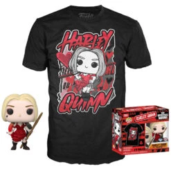 Set Figura Pop & Tee Dc Comics Escuadron Suicida Harley Quinn(Set Figura Pop Tee Dc Comics Escuadron Suicida Harley Quinn)