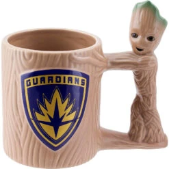 Taza 3D Groot Guardianes De La Galaxia Marvel 300Ml(Taza 3d Groot Guardianes De La Galaxia Marvel 300ml)