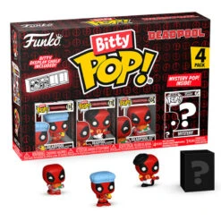 Blister 4 Figuras Bitty Pop Marvel Deadpool Bathtime(Blister 4 Figuras Bitty Pop Marvel Deadpool Bathtime)