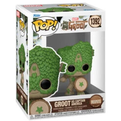 Figura Pop Marvel We Are Groot - Groot As Capitan America(Figura Pop Marvel We Are Groot Groot As Capitan America)