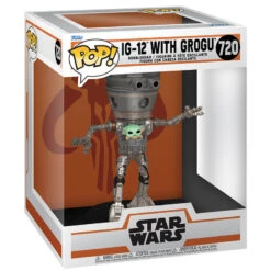 Figura Pop Deluxe Star Wars The Mandalorian Ig-12 With Grogu(Figura Pop Deluxe Star Wars The Mandalorian Ig 12 With Grogu)