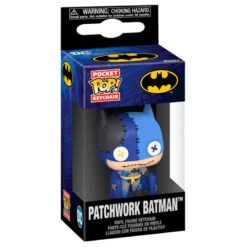 Llavero Pocket Pop Dc Comics Patchwork Batman(Llavero Pocket Pop Dc Comics Patchwork Batman)