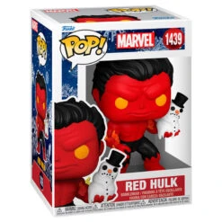 Figura Pop Marvel Red Hulk With Snowman(Figura Pop Marvel Red Hulk With Snowman)