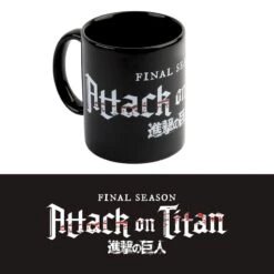 Taza Logo Attack On Titan 350Ml(Taza Logo Attack On Titan 350ml)