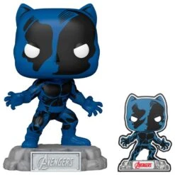 Figura Pop Marvel Avengers 60Th Anniversary Comic Black Panther With Pin Exclusive(Figura Pop Marvel Avengers 60th Anniversary Comic Black Panther With Pin Exclusive)