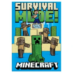 Cuaderno Con Reloj Led Minecraft(Cuaderno Con Reloj Led Minecraft)