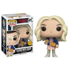 Figura Pop Stranger Things Eleven With Eggos Chase(Figura Pop Stranger Things Eleven With Eggos Chase)