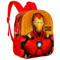 Mochila 3D Angry Iron Man Marvel 31cm(Mochila 3d Angry Iron Man Marvel 31cm)