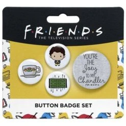 Set De 4 Insignias Joey - Friends EFTB0012(Set De 4 Insignias Joey Friends Eftb0012)