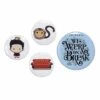 Set De 4 Insignias Ross - Friends EFTB0010(Set De 4 Insignias Ross Friends Eftb0010) -Figuras De Modelo set de 4 insignias ross friends eftb0010 espadasymas
